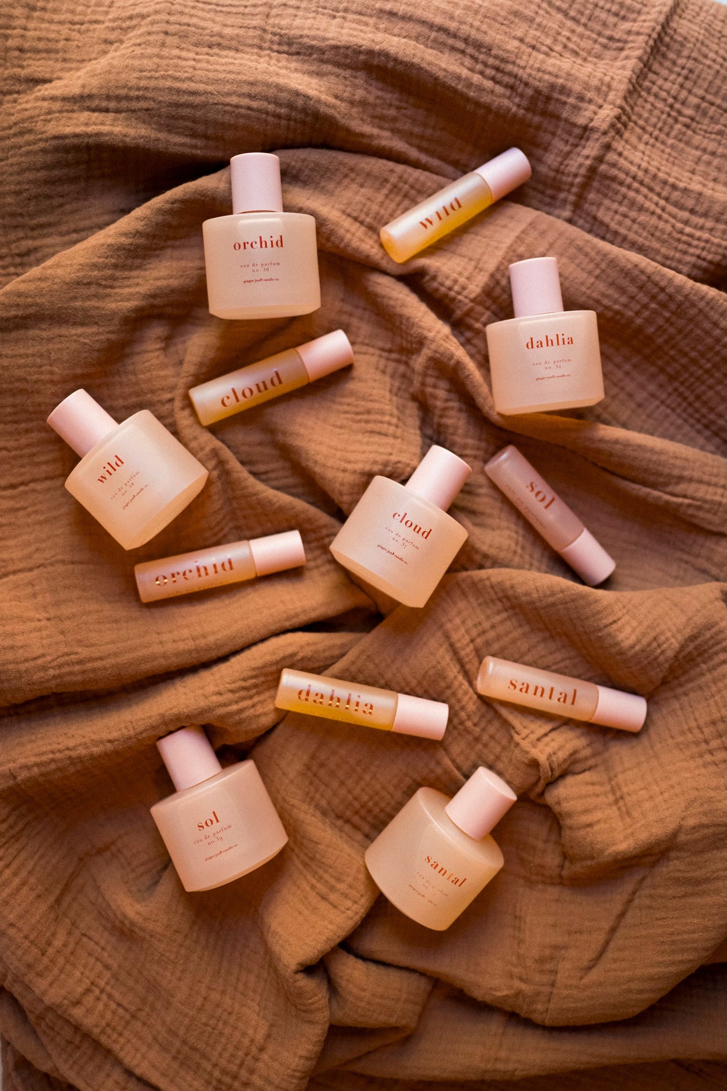 no. 29 santal • clean perfume • roll-on or eau de parfum options
