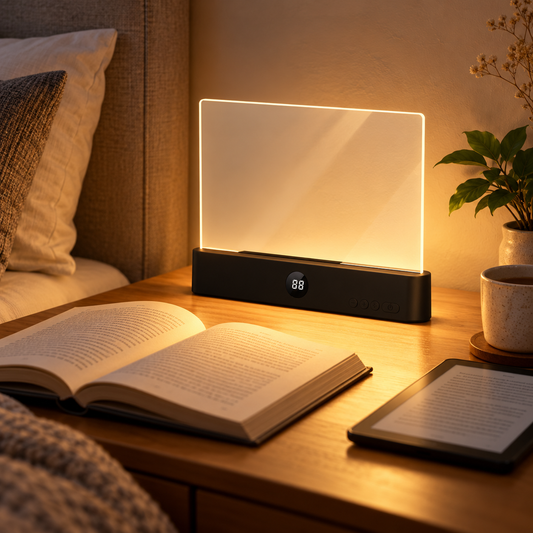 📖 Rechargeable | LED Panel Bedside Booklovers | Even Flat Page Glow