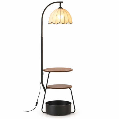 🕰️ Floor | Metal Fabric Living Readers | Tray Table Glow