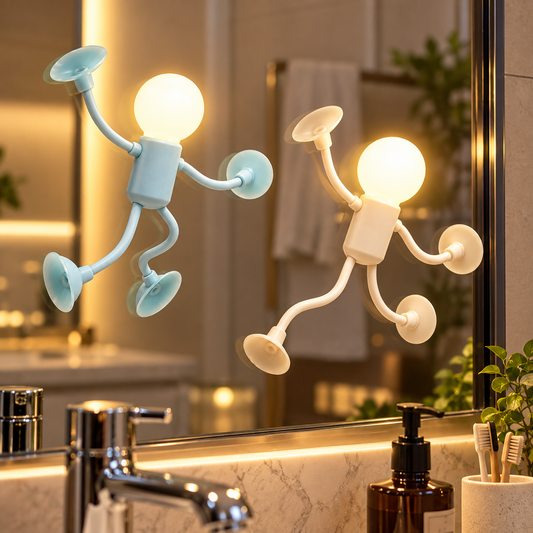 🧲 Nightlight | Suction Cup Office Coworkers | Funny Poseable Glow