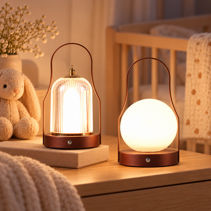 🏮 Lantern | Metal Glass Patio Campers | Portable Warm Glow