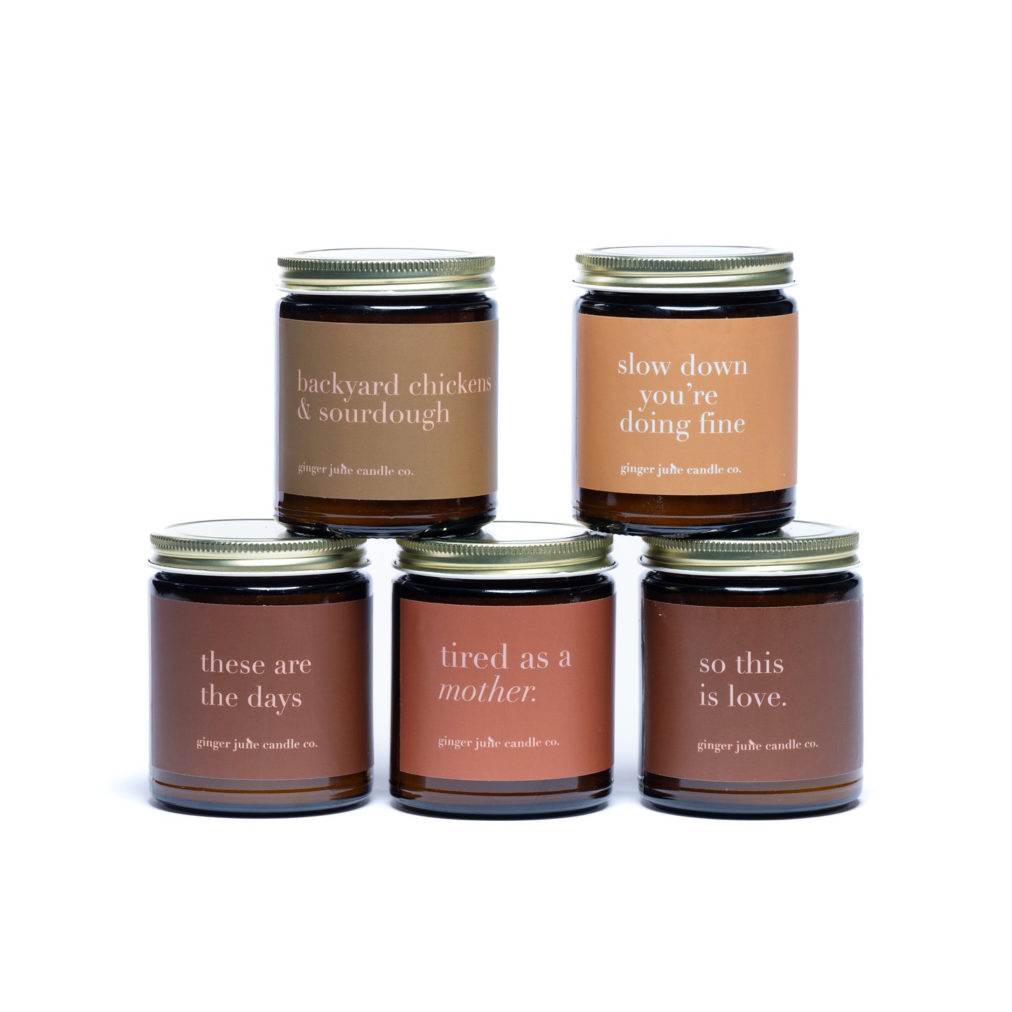 slow down you're doing fine • clean soy candle