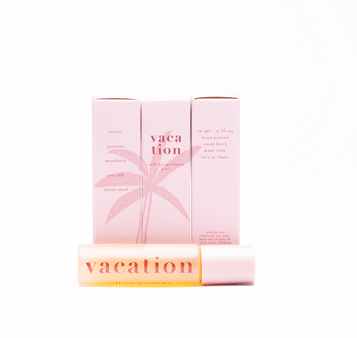 no. 1 vacation • clean perfume • roll-on or eau de parfum options