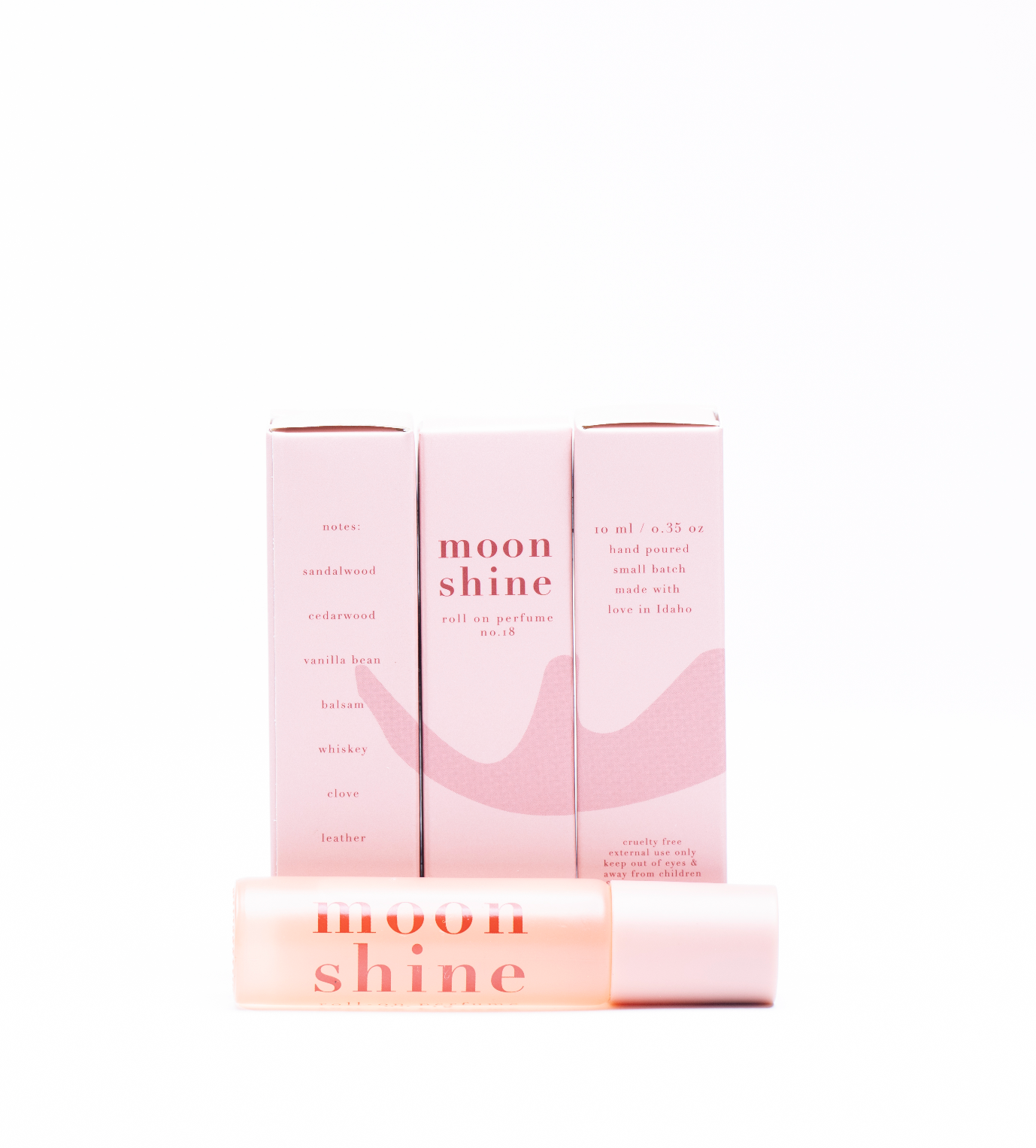 no. 18 moonshine • clean perfume • roll-on or eau de parfum options