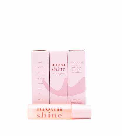 no. 18 moonshine • clean perfume • roll-on or eau de parfum options