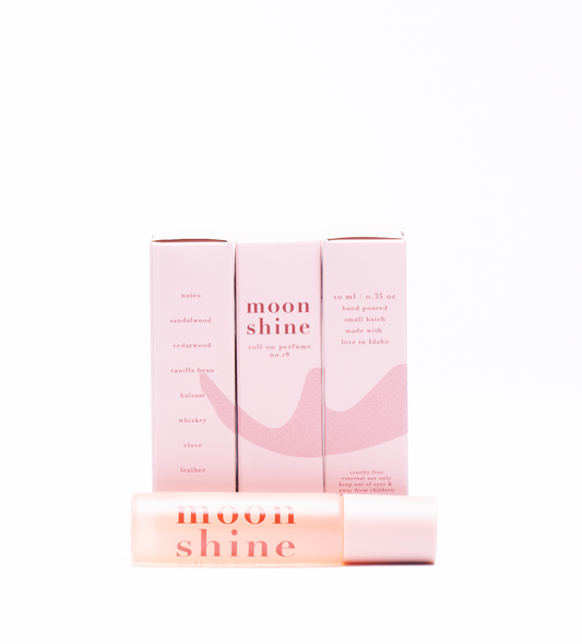no. 18 moonshine • clean perfume • roll-on or eau de parfum options