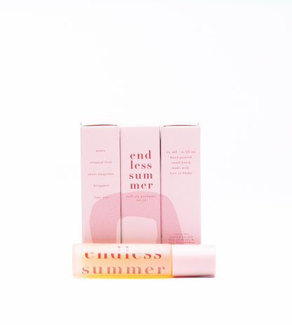 no. 24 endless summer • clean perfume • roll-on or eau de parfum options