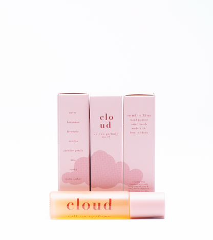 no. 37 cloud • clean perfume •  roll-on or eau de parfum options