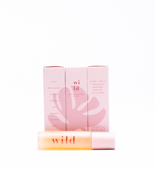 no. 38 wild • clean perfume • roll-on or eau de parfum options