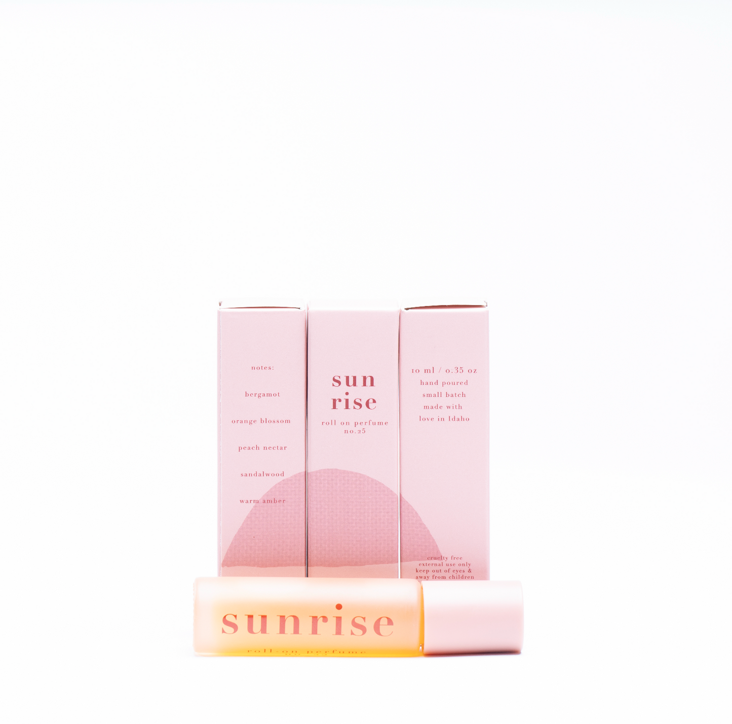 no. 25 sunrise • clean perfume • roll-on or eau de parfum options