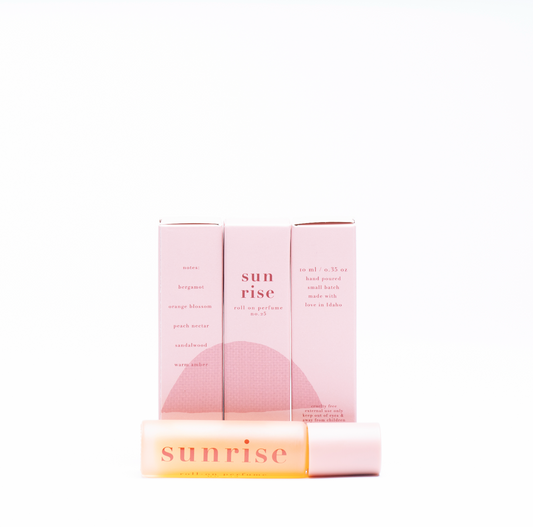 no. 25 sunrise • clean perfume • roll-on or eau de parfum options
