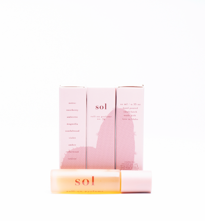 no. 39 sol • clean perfume •  roll-on or eau de parfum options