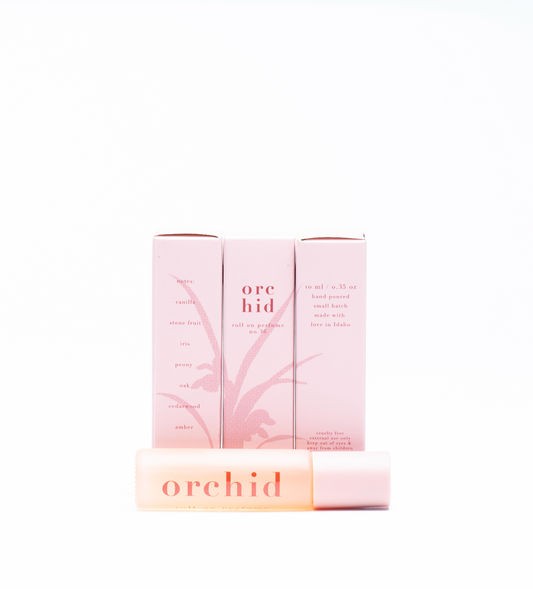 no. 36 orchid • clean perfume •  roll-on or eau de parfum options
