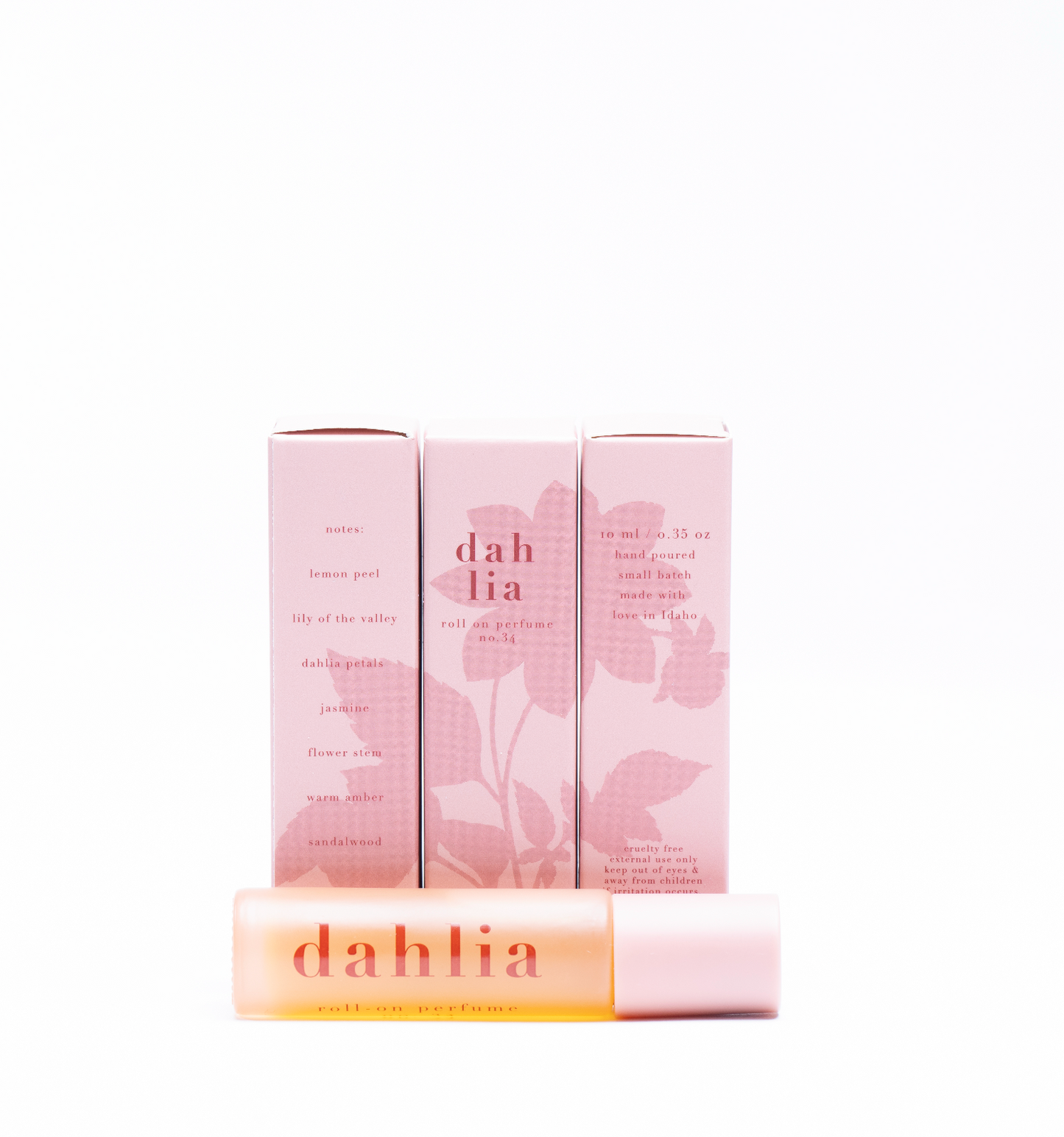 no. 34 dahlia • clean perfume •  roll-on or eau de parfum options