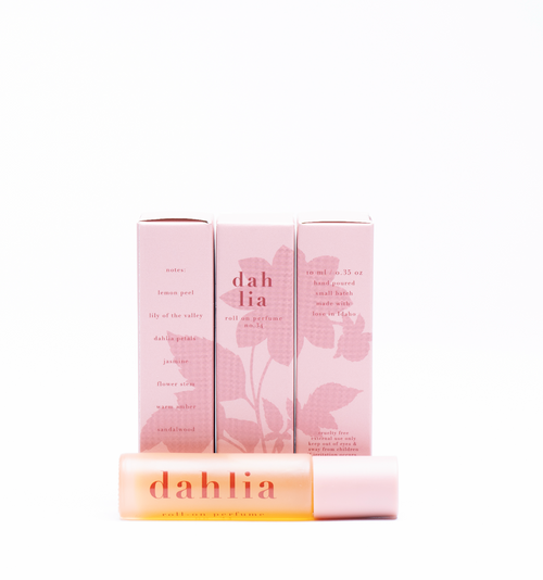 no. 34 dahlia • clean perfume •  roll-on or eau de parfum options